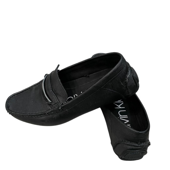 Calvin Klein Men’s Magnus Slip-On Loafers Causal Style Black Shoes Size 9 - Picture 4 of 7